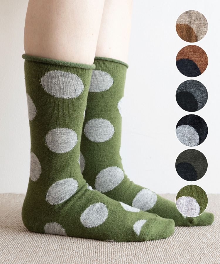 Homie ウールビッグドットソックス