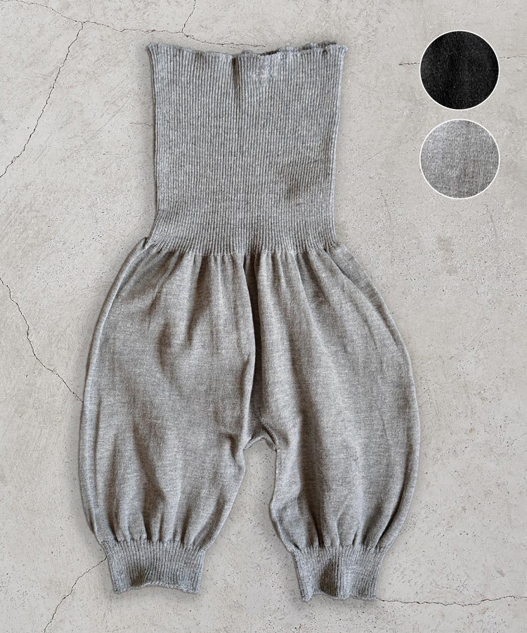 homie コットンリネン腹巻オーバーパンツ