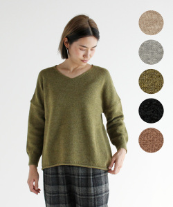 nofl アルパカウールVネックプルオーバー