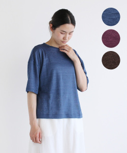 nofl リネンジャージーロールアッププルオーバー