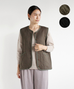 nofl コットンキルトベスト