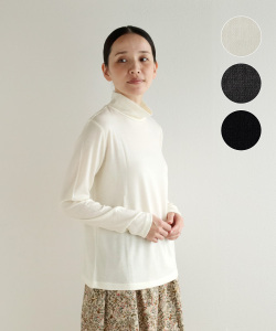 nofl ウォッシャブルウールハイネックプルオーバー