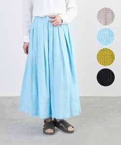 【nofl】リトアニアリネンタックスカート
