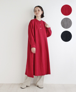 nofl リトアニアリネンタックワンピース