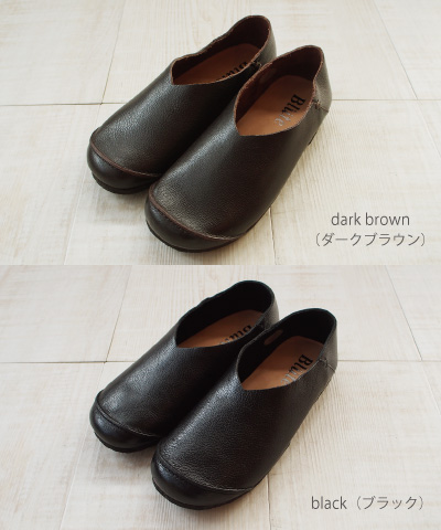 blute】レザースリッポンシューズ 113012590 | ナチュラル服通販