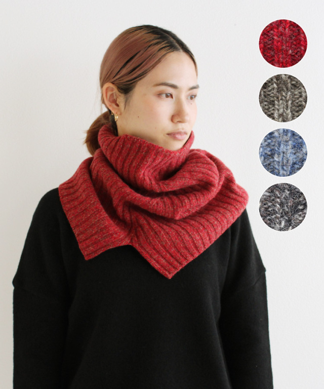 nofl】カラー杢リブネックウォーマー 644002760 | ナチュラル服通販  