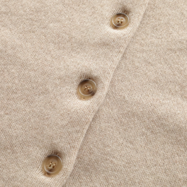 nofl】ウールカシミヤクルーネックベスト 644003830 | ナチュラル服