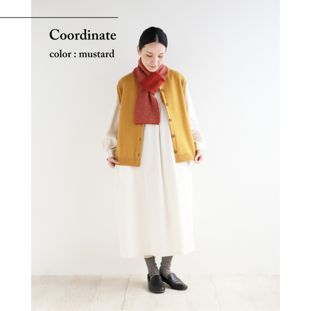 nofl】ウールニット前あきベスト 644003860 | ナチュラル服通販サイト nofl