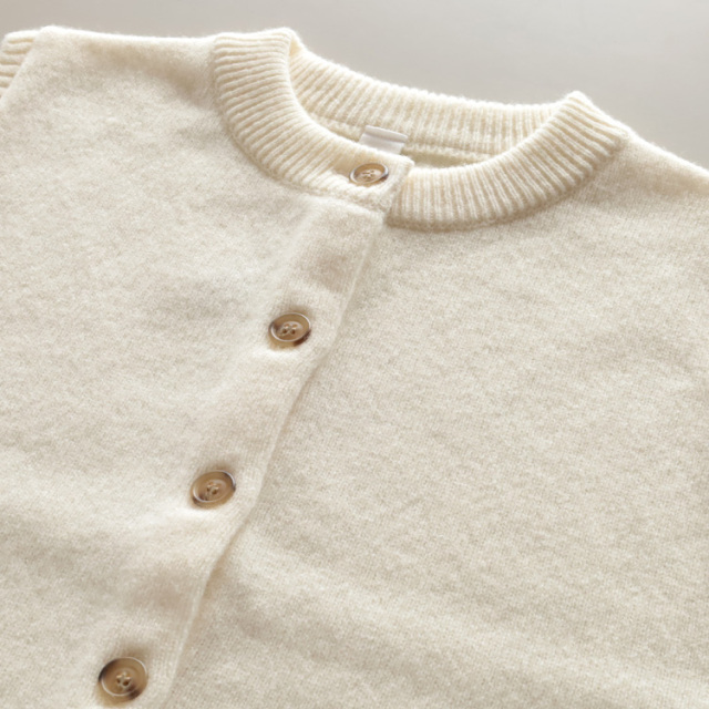 nofl】ウールニット前あきクルーネックポケット付きベスト 644003870