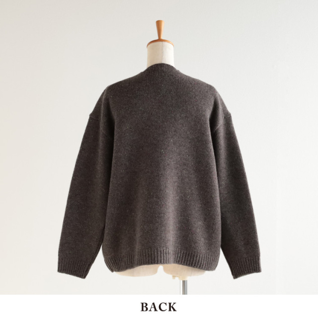 nofl】ウールカラーネップカーディガン 644003630-644003890