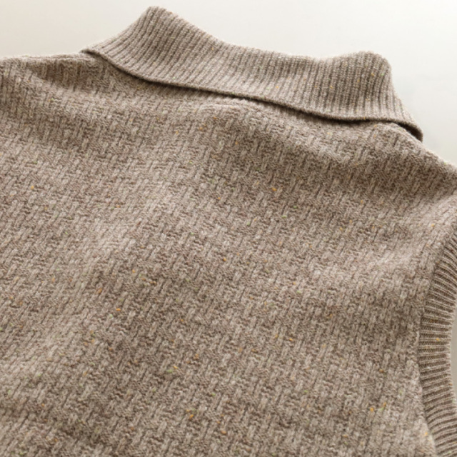 nofl】ウールカラーネップベスト（2025AW） 644003910 | ナチュラル服