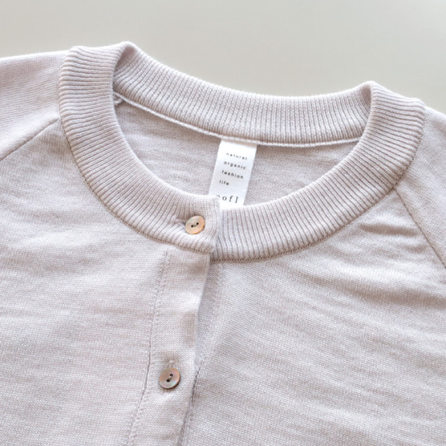 nofl】防縮ウールクルーネックカーディガン（2025AW） 644003960