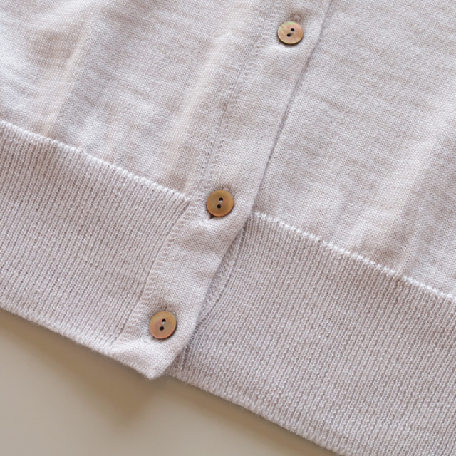 nofl】防縮ウールクルーネックカーディガン（2025AW） 644003960