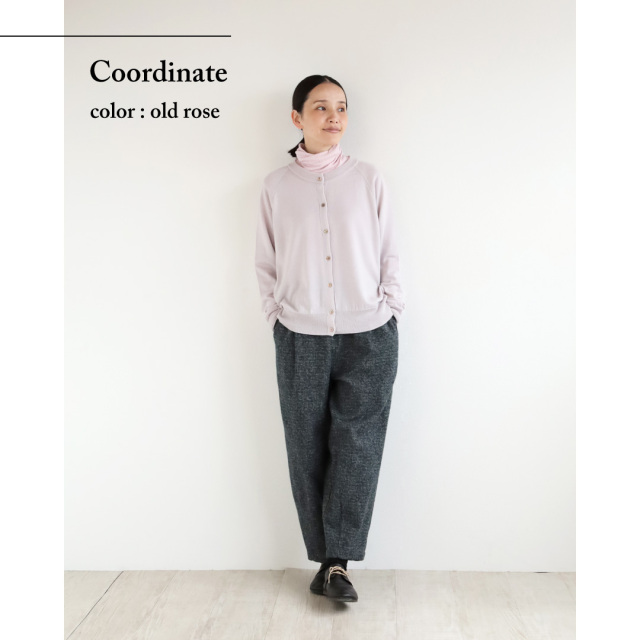 nofl】防縮ウールクルーネックカーディガン（2025AW） 644003960