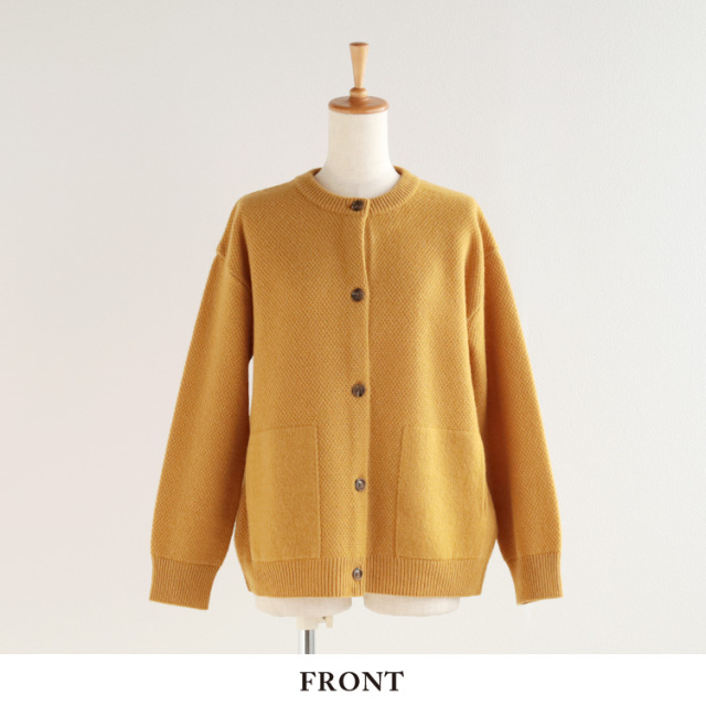 nofl】POSH鹿の子編みポケ付きカーディガン 644003980 | ナチュラル服