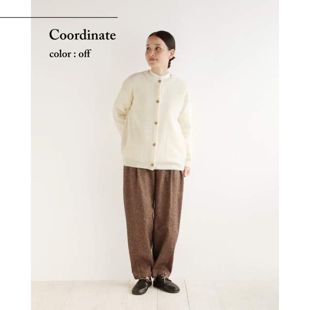 nofl】POSH鹿の子編みポケ付きカーディガン 644003980 | ナチュラル服