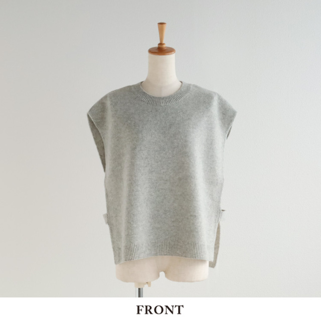 nofl】オーガニックウールスリットベスト 644004010 | ナチュラル服