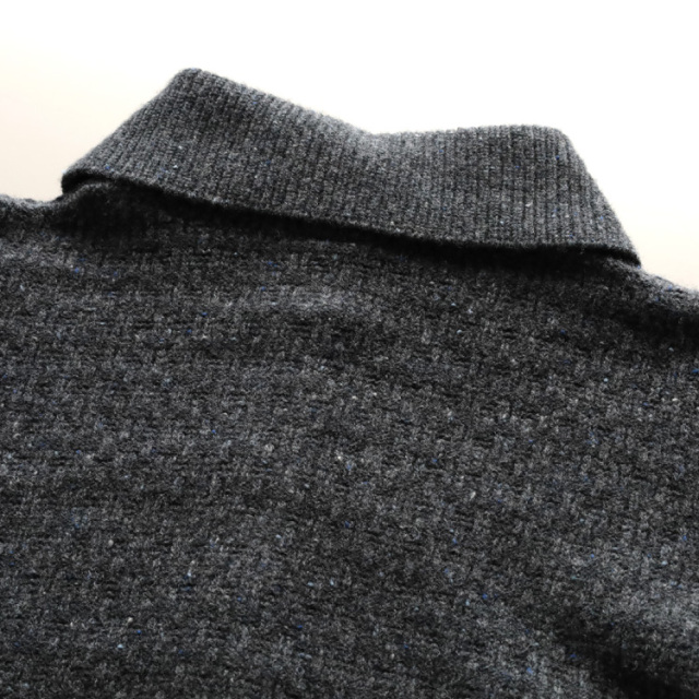 nofl】ウールネップ襟付きカーディガン 644004050 | ナチュラル服通販