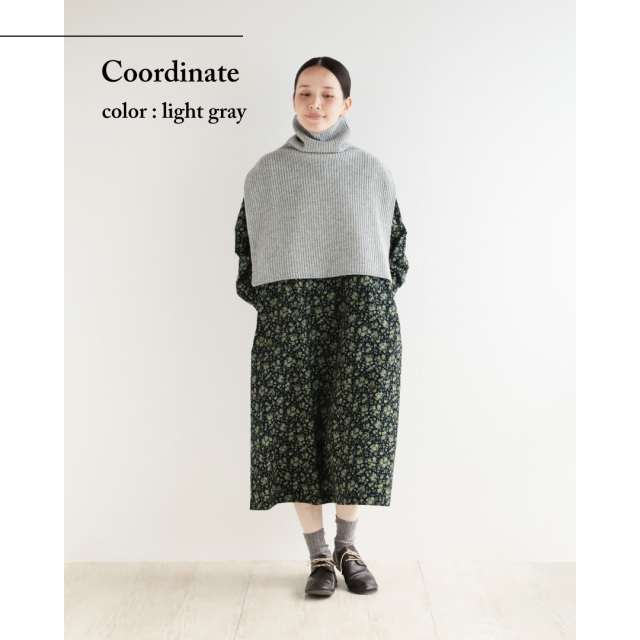 nofl】コットンウール畦ネックウォーマー 644004070 | ナチュラル服