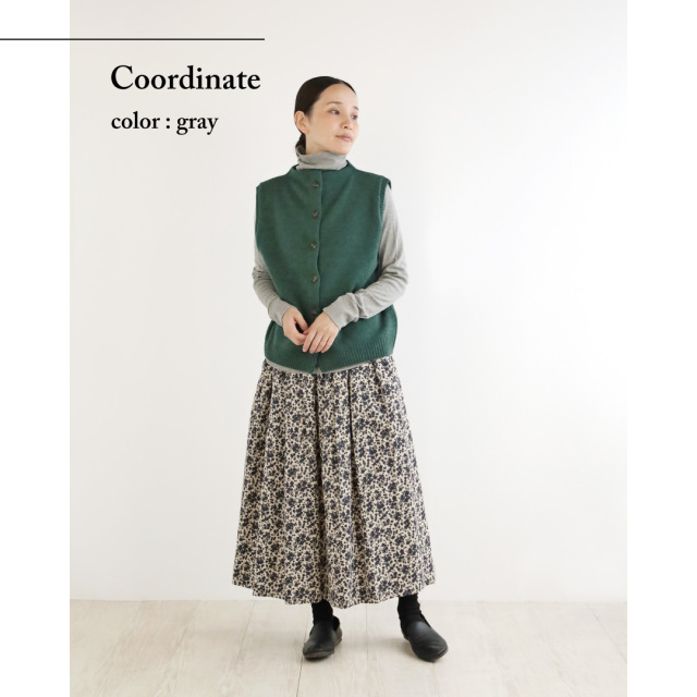 nofl】オーガニックコットンフライスタートルネックプルオーバー