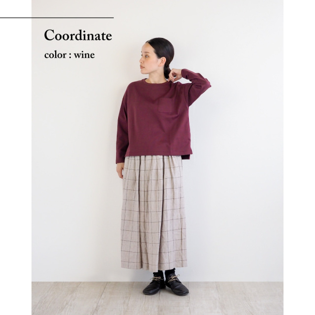 お洋服まとめ売り nofl】度詰め天竺ポケ付きプルオーバー 644102520 | ナチュラル服通販