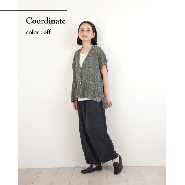 gajessリネンミニスカート　タンクトップ Linen mini skirt | Gajess