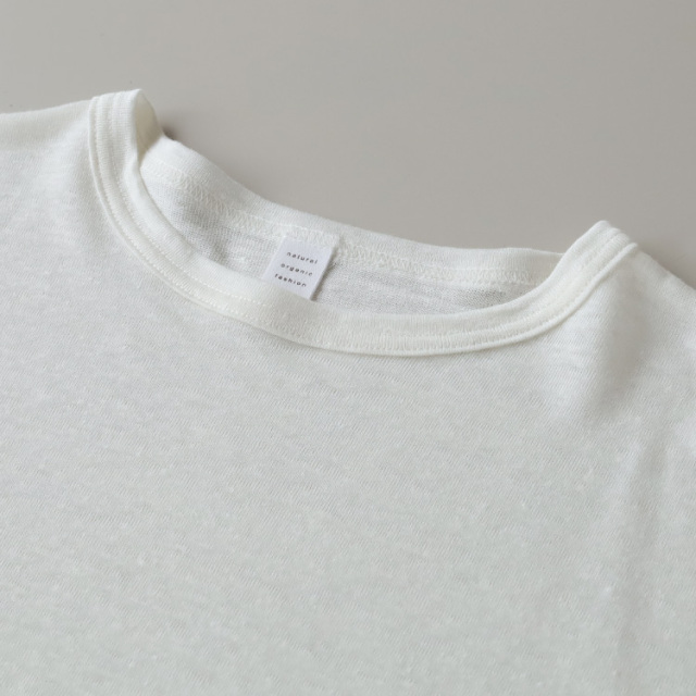 nofl】リネンジャージークルーネックTシャツ 644102390-644102750