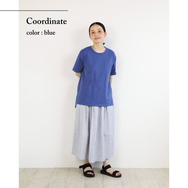 nofl】サイドスリットTシャツ 644102760 | ナチュラル服通販サイト nofl