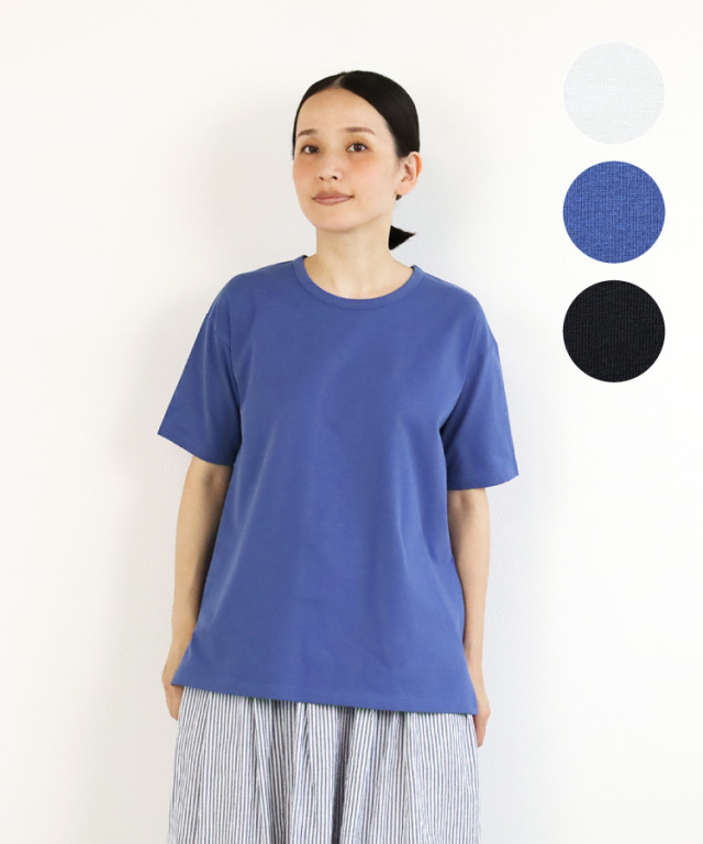 HYKE サイドスリット コットンニット　半袖 ALL – HYKE ONLINE STORE