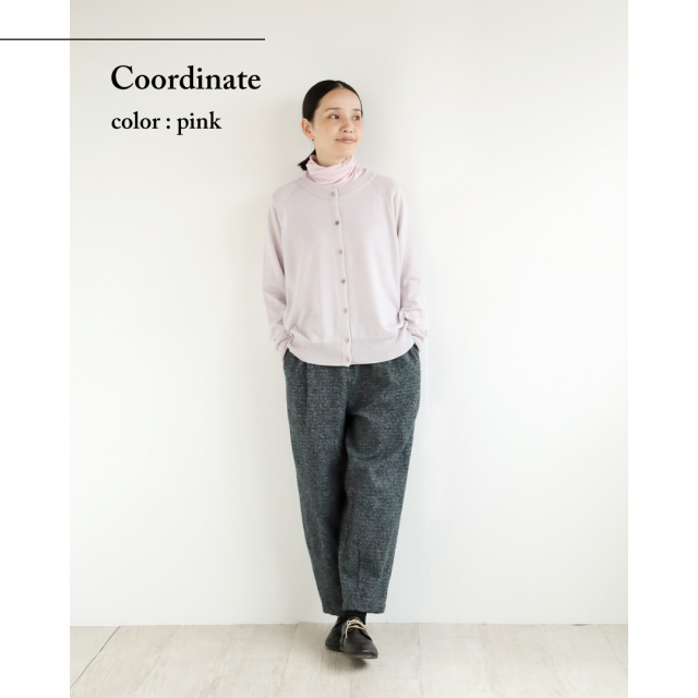 nofl】接結ふんわりコットンクシュネックプルオーバー 644102900