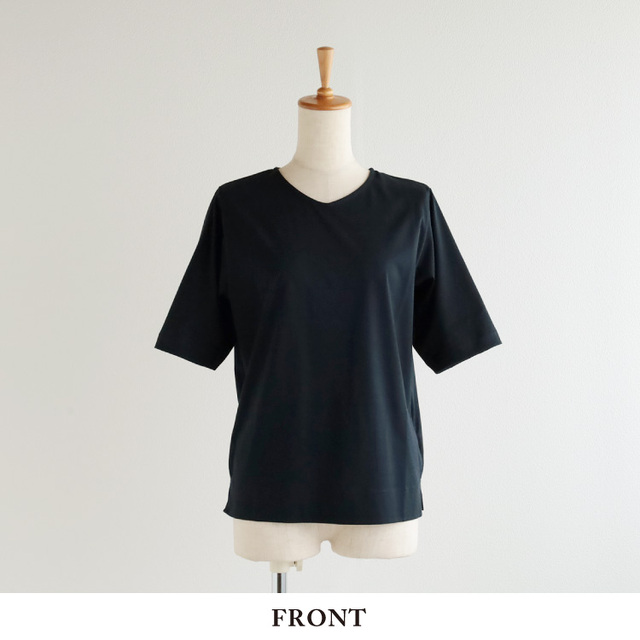 nofl】コンパクトクールVネックTシャツ 644103020 | ナチュラル服通販