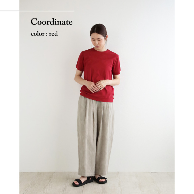 nofl】強撚フライス切替Tシャツ 644103050 | ナチュラル服通販サイト nofl