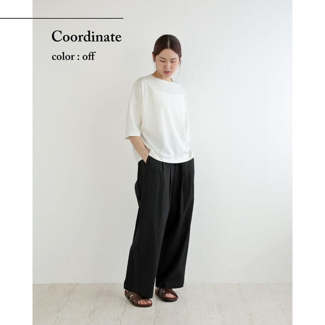 nofl】強撚七分袖プルオーバー 644103120 | ナチュラル服通販サイト nofl