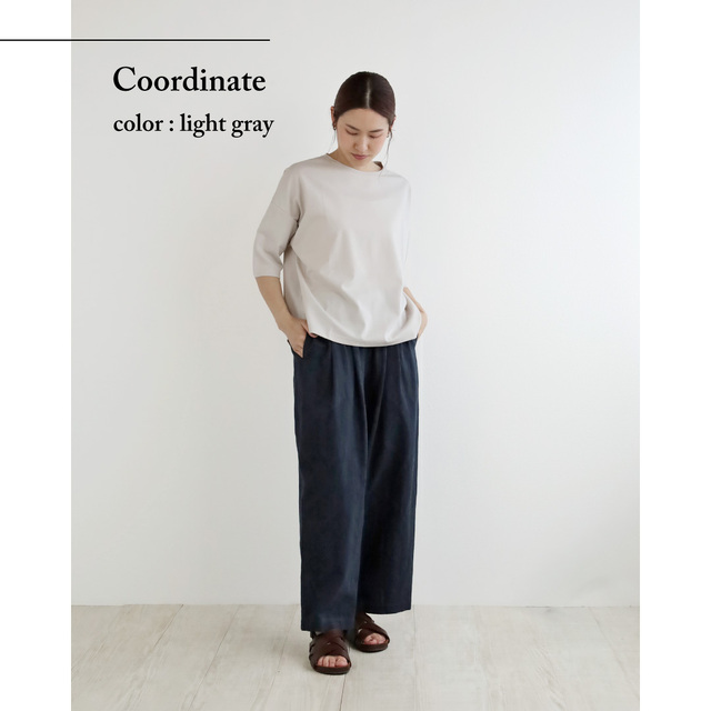 nofl】強撚七分袖プルオーバー 644103120 | ナチュラル服通販サイト nofl
