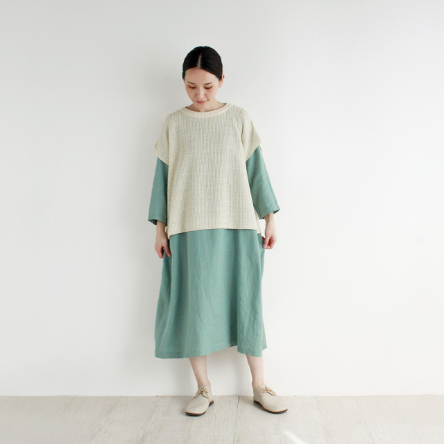 nofl】リトアニアリネンロングワンピース 644206890 | ナチュラル服  