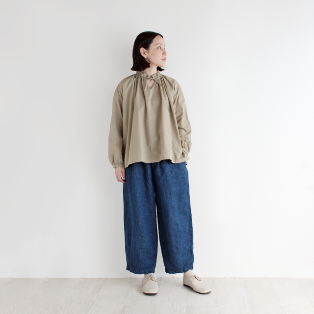 コットン COLIMBO(コリンボ) THIRTY-MILES HENRY NECK TEE L/S -Fine