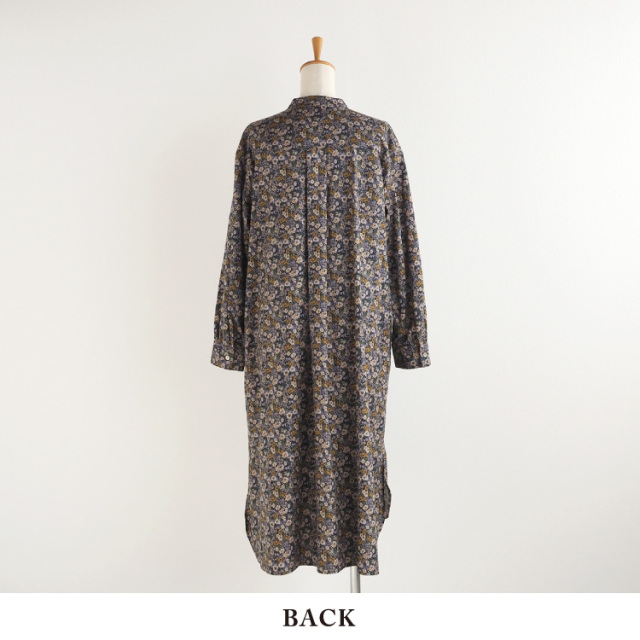 nofl】ビエラ小花柄前あきワンピース 644209430 | ナチュラル服通販  