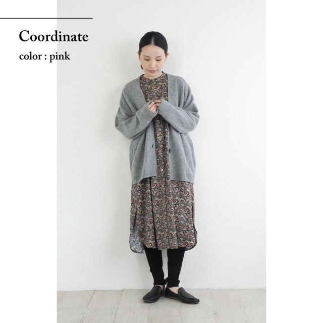 nofl】ビエラ小花柄前あきワンピース 644209430 | ナチュラル服通販  