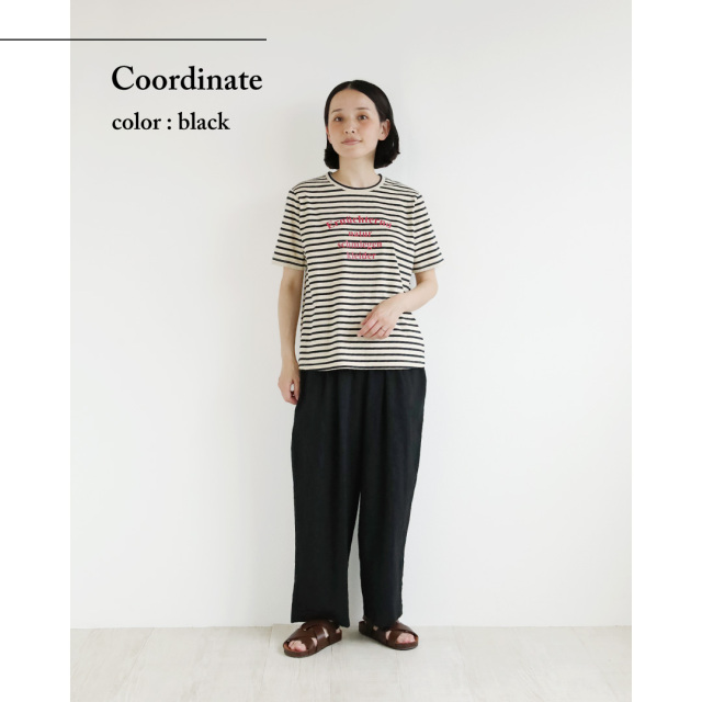 nofl】コットンリネンジャガードバルーンパンツ 644210540