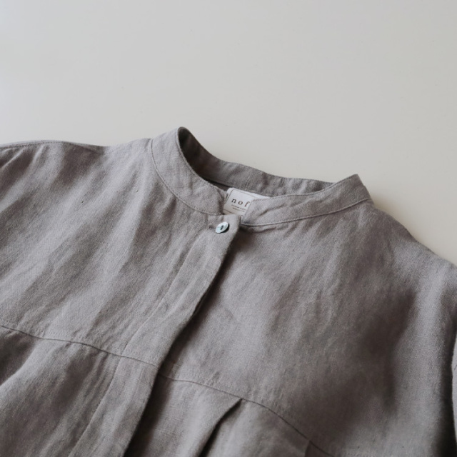 nofl】リトアニアリネン前あきワンピース（2025AW） 644210820