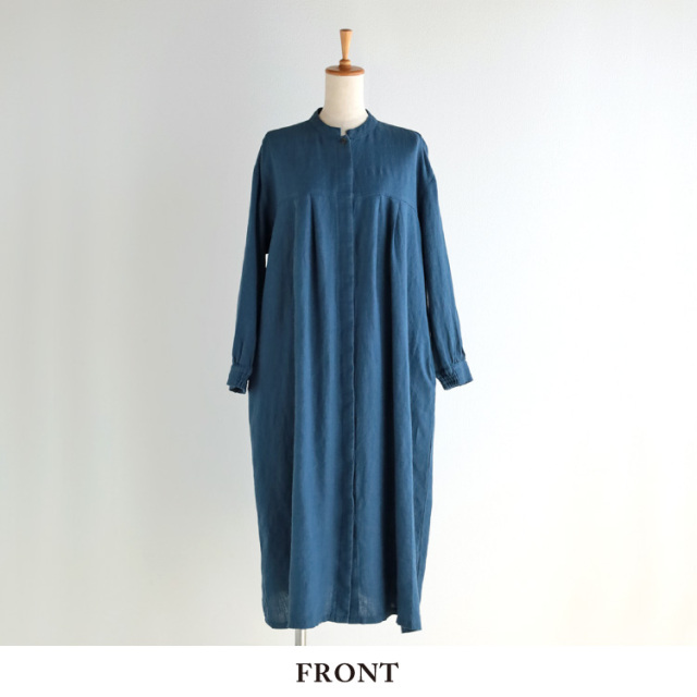 [本日限定] 45rpm 45R リネンプルオーバーワンピース　ネイビー 本日限定] 45rpm 45R リネンプルオーバーワンピース ネイビー