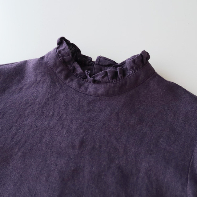 りり nofl】リトアニアリネン後ろあきブラウス（2025AW） 644210840