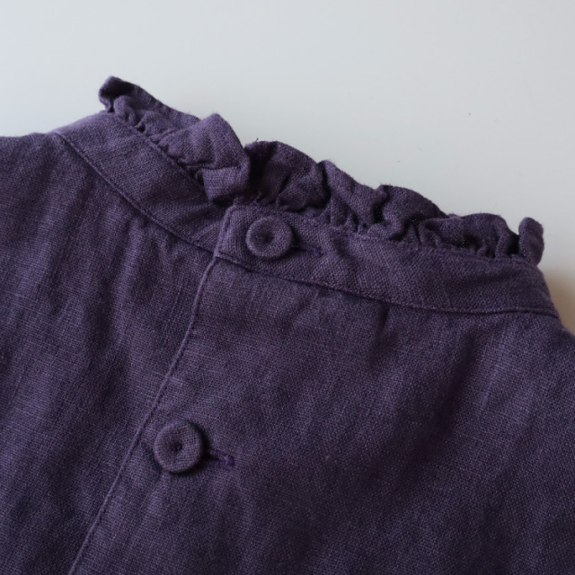 nofl】リトアニアリネン後ろあきブラウス（2025AW） 644210840