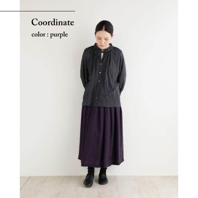 nofl】リトアニアリネンタックスカート（2025AW） 644210850