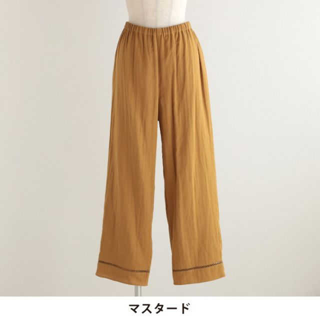 nofl】コットンガーゼオリーブオイル仕上げペチパンツ 644210890
