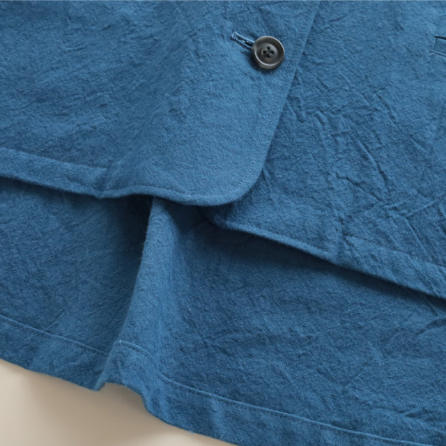 nofl】コットンリネンオリーブオイル仕上げジャケット（2025AW