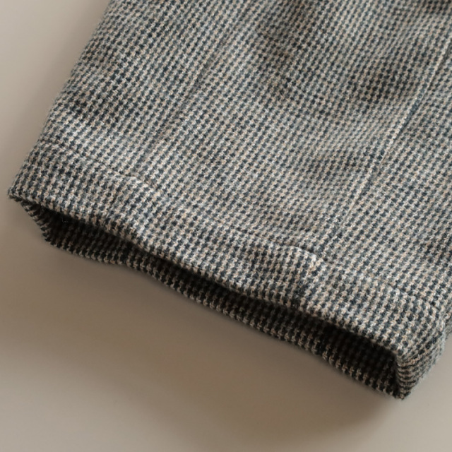 nofl】コットンツイード三つ杢テーパードパンツ（2025AW） 644211100