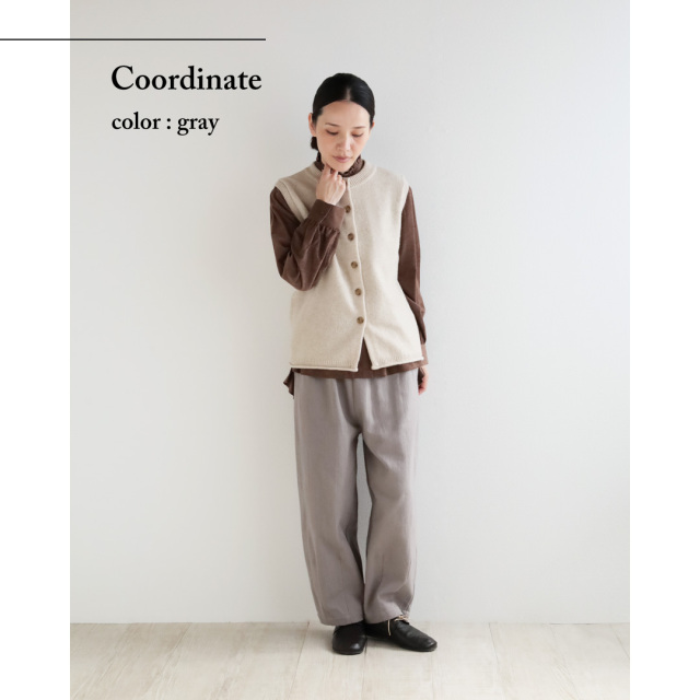 nofl】オーガニックネルバルーンパンツ 644211310 | ナチュラル服通販