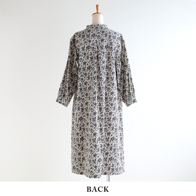 nofl】コーデュロイ糸目小花柄ワンピース 644211410 | ナチュラル服