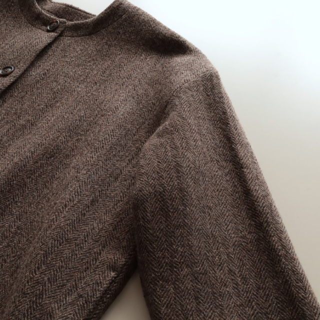 nofl】ウールガーゼヘリンボーンコート 644211510 | ナチュラル服通販